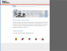 Tablet Screenshot of pique-emb.com